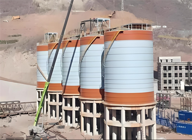 榆树高架钢板仓