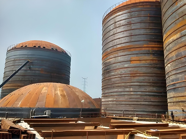 榆树焦粉钢板仓